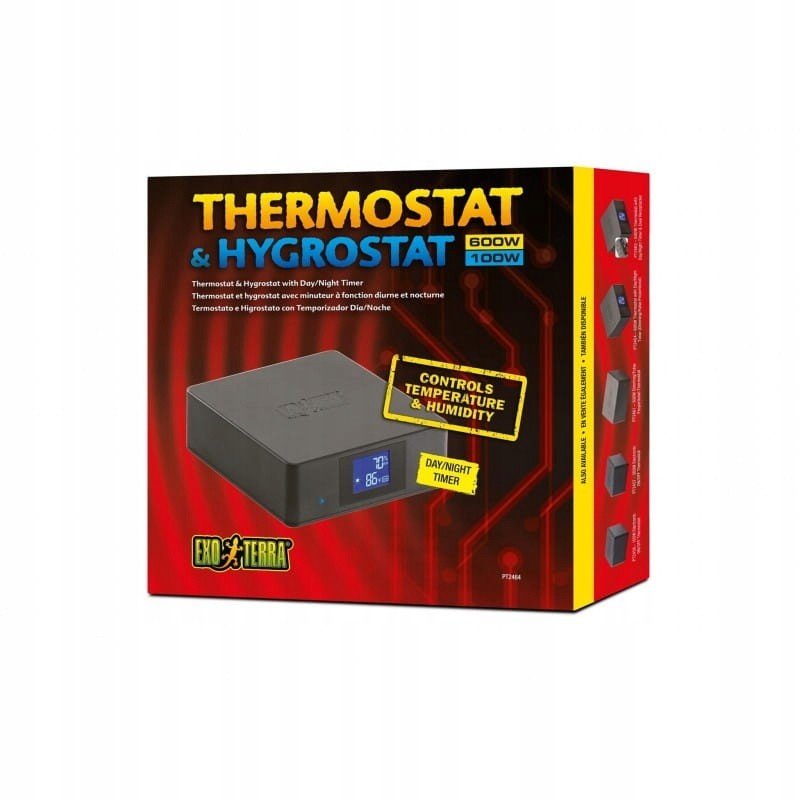 Termostat hygrostat 600W/100W denní pulzní noc