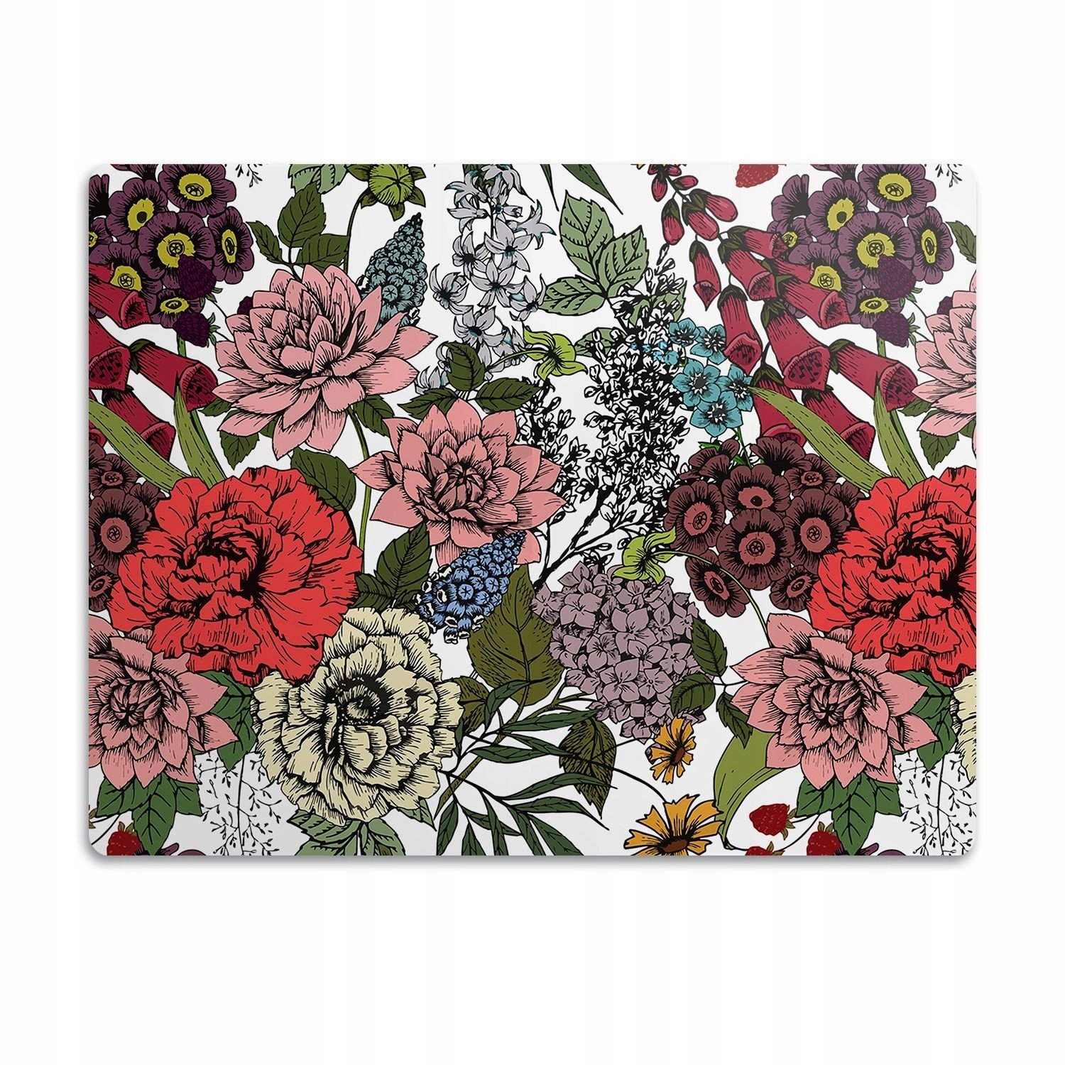 Podložka pod misku pro kočku psa Podzimní květiny 90x60