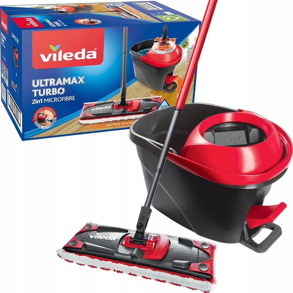 Set Vileda Ultramax Turbo 2in1 microfibre