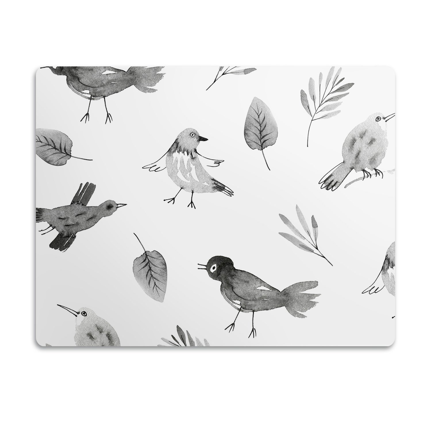 Ochranná podložka pod misky Kreslení ptáci 90x60 cm