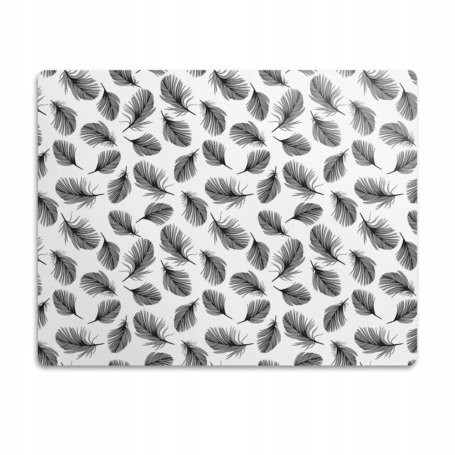 Ochranná podložka pod misku pro psa Peří 90x60cm