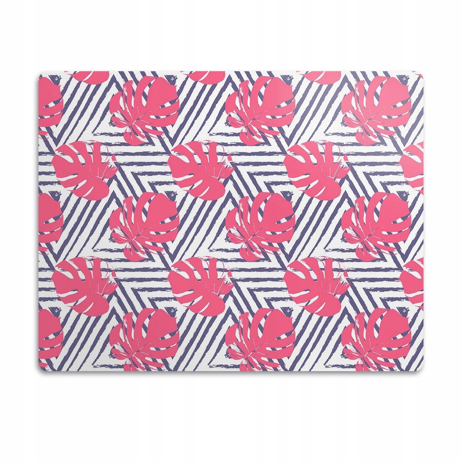 Voděodolná podložka pod misku Růžové listy 90x60 cm