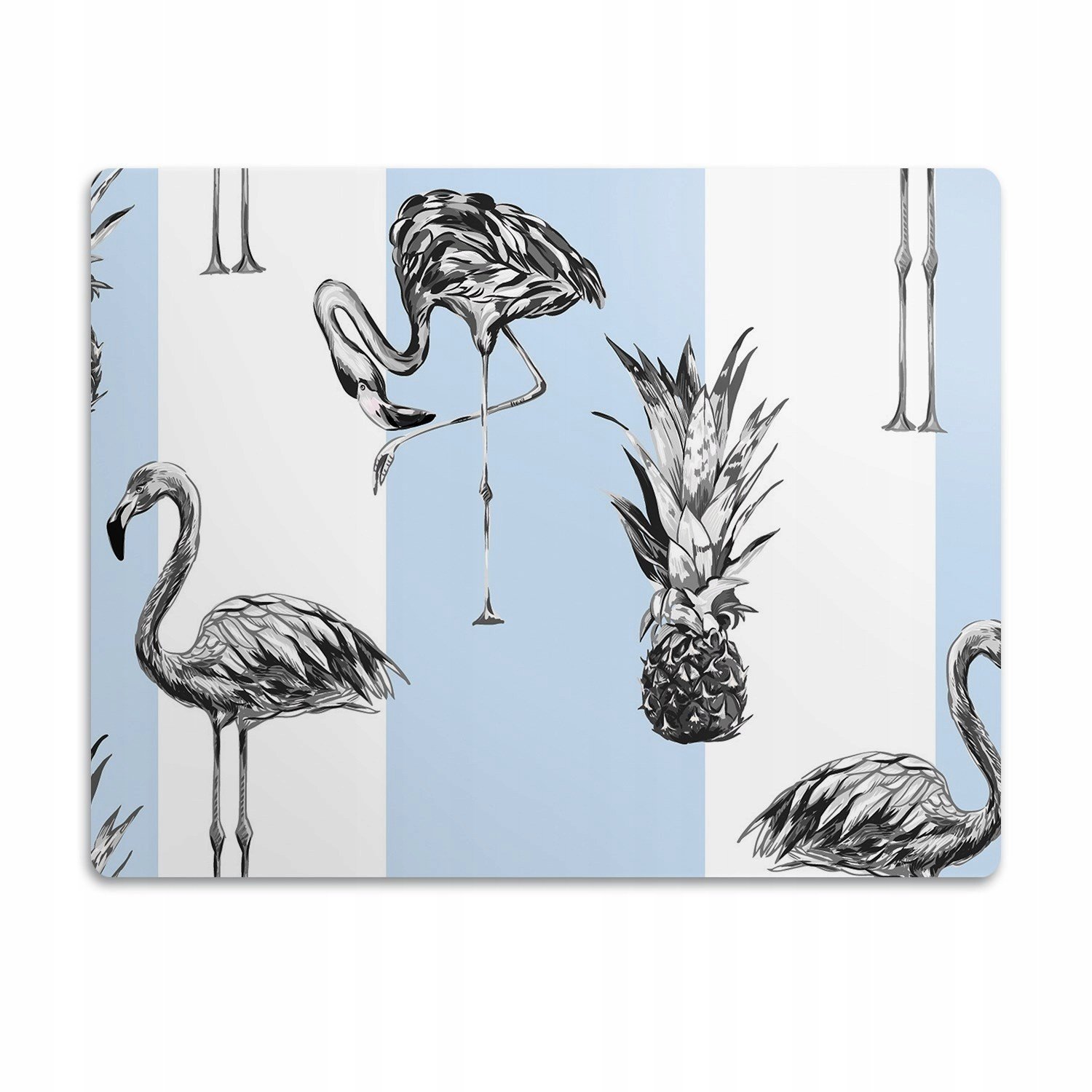 Pro kočku Podložka pod misky Plameňáci a ananas 90x60