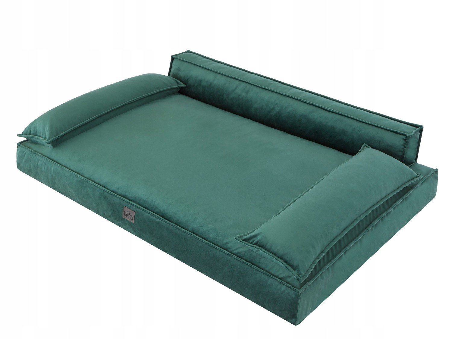Pelíšek gauč postel pro psa zelená L: 78x54 cm