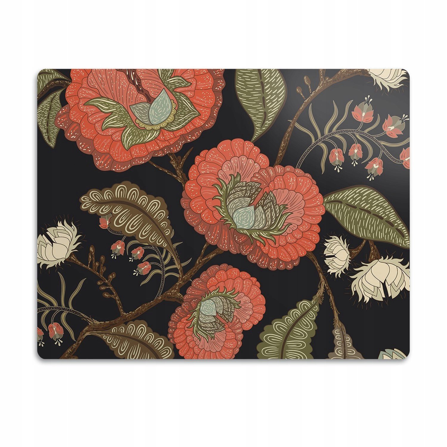 Pro psa podložka pod misku Květiny retro 90x60 cm