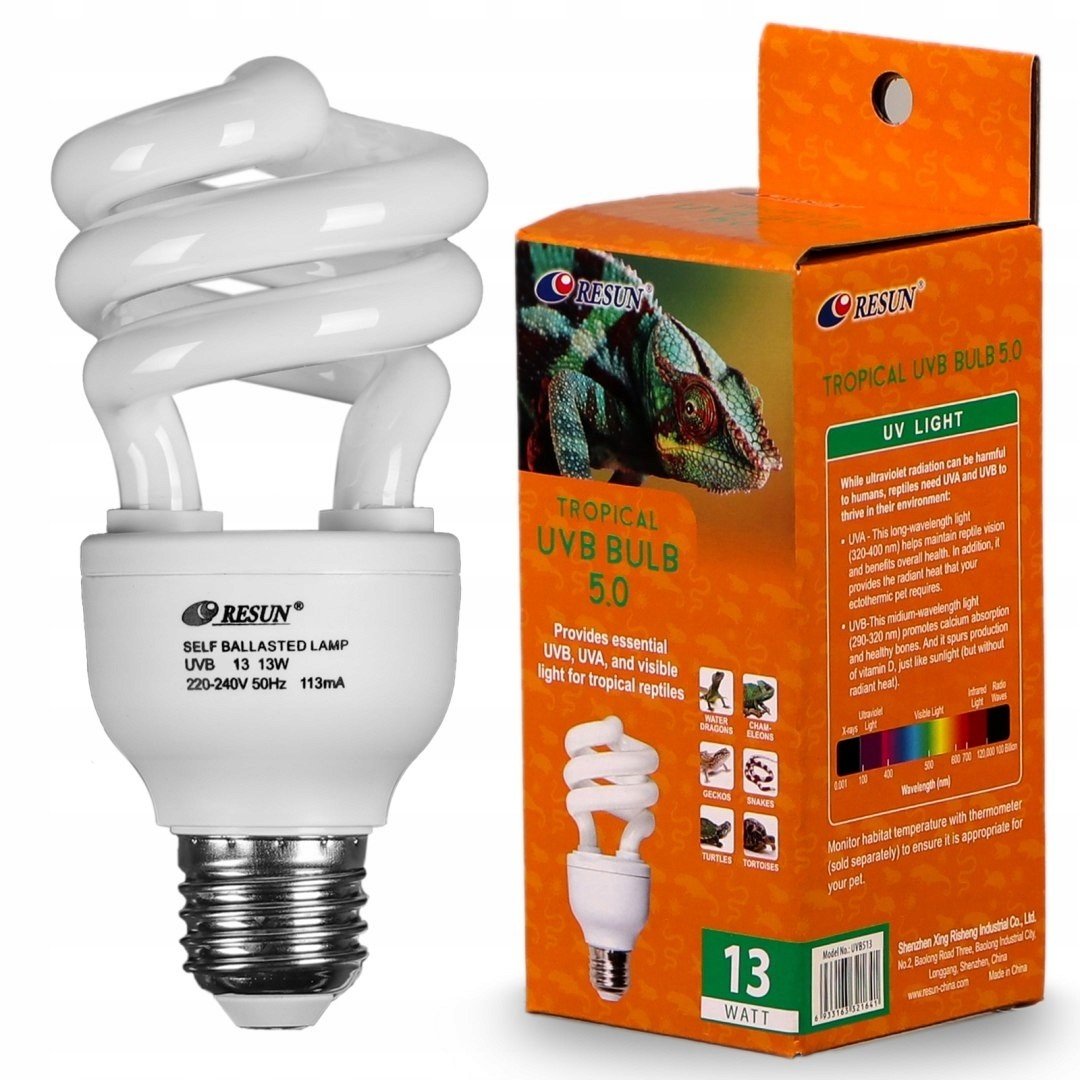 Resun Tropical Uvb Bulb 5.0 13W Uvb žárovka