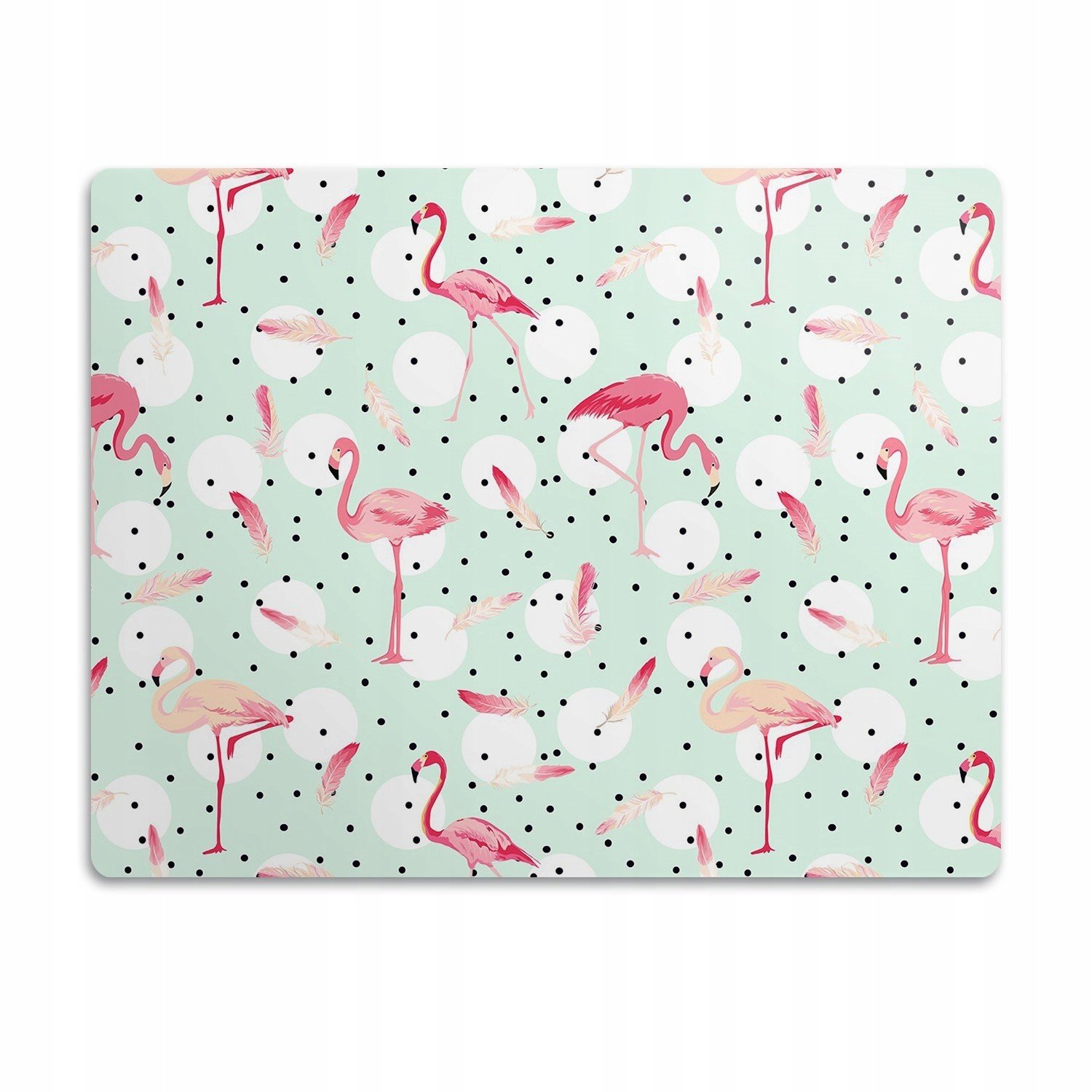 Pro psa kočky podložka pod misky Flaming a puntíky 90x60