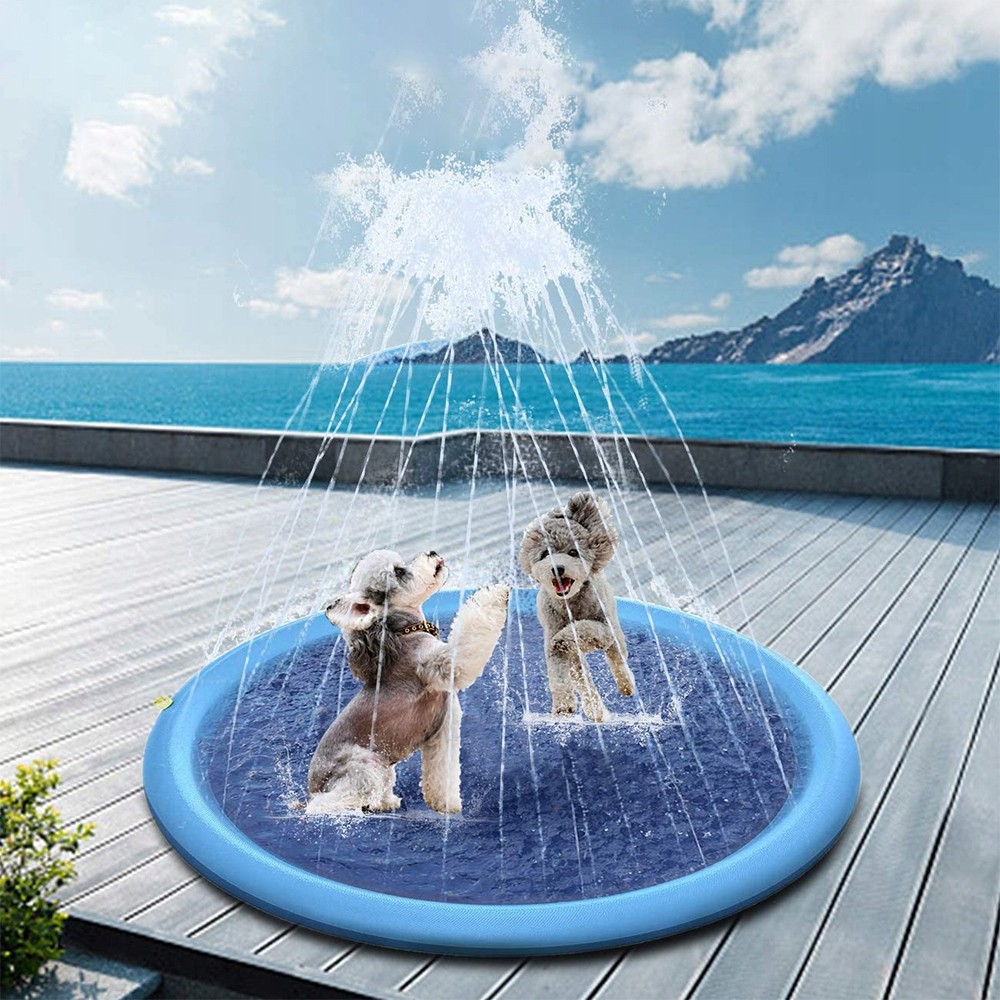 Bazén Pro Psa Zvířata Skládací Zahradní Vodní Rohož
