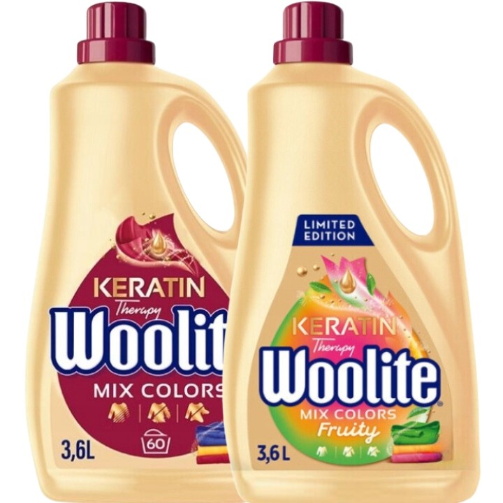 Woolite Fruity Color Mix na praní barev 2x3,6L