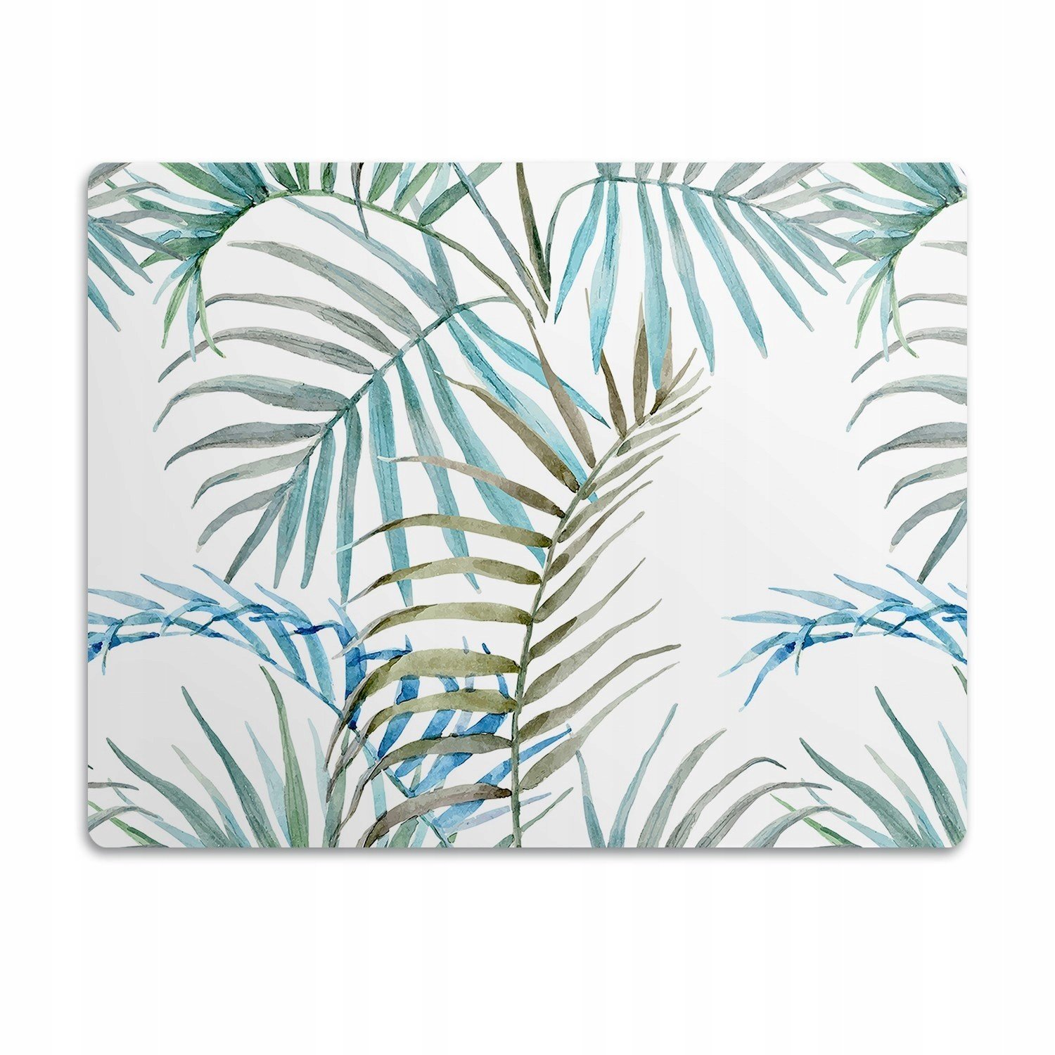 Voděodolná podložka pod misku Listy vzor 90x60 cm