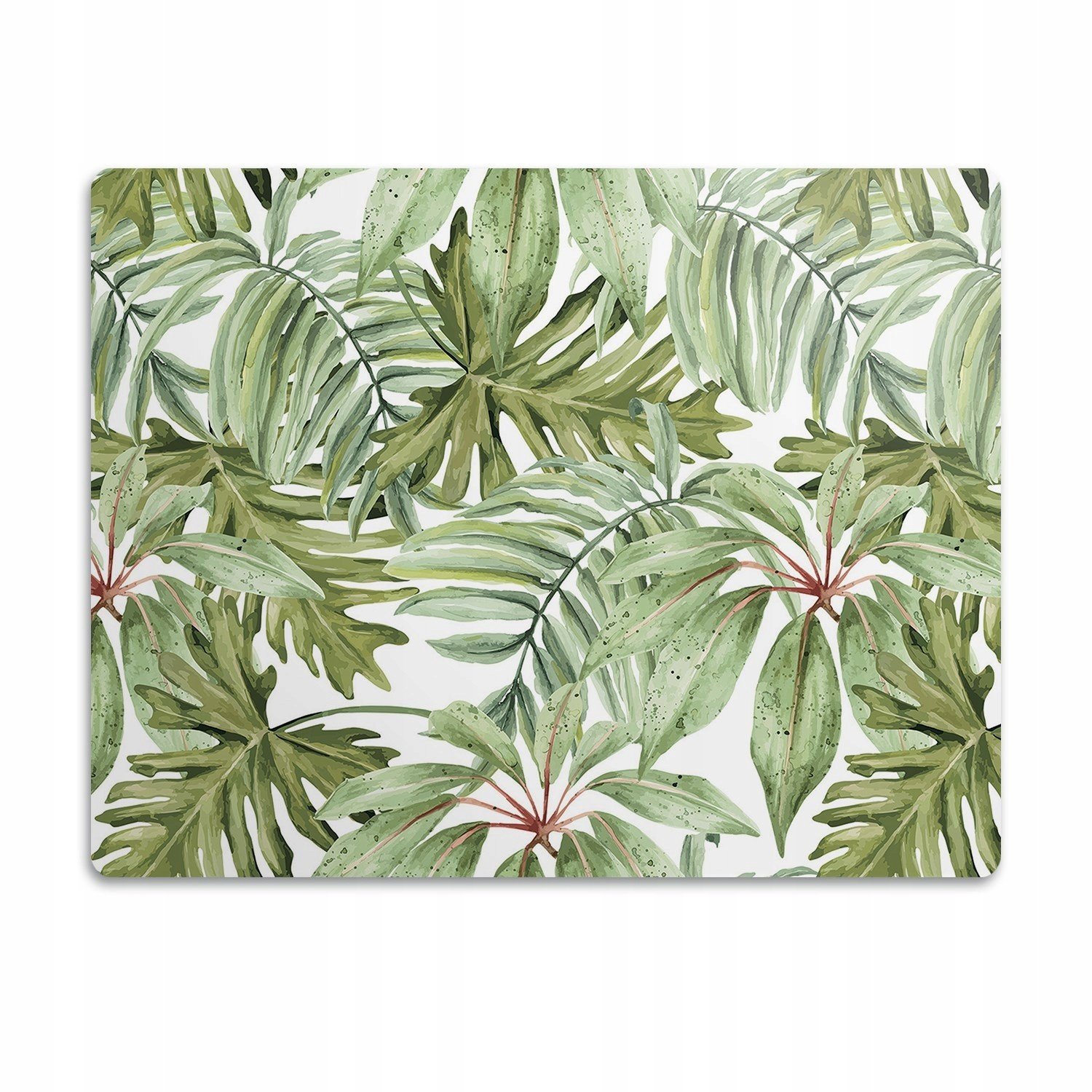 Elastická podložka pod misku Tropické listy 90x60