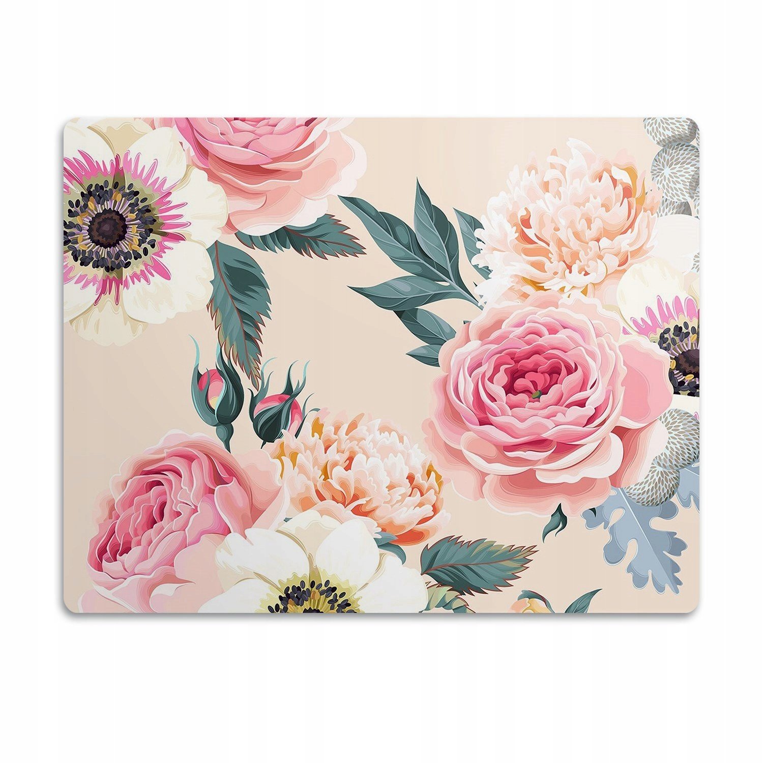 Pro psa kočky podložka pod misky Pastelové květiny 90x60