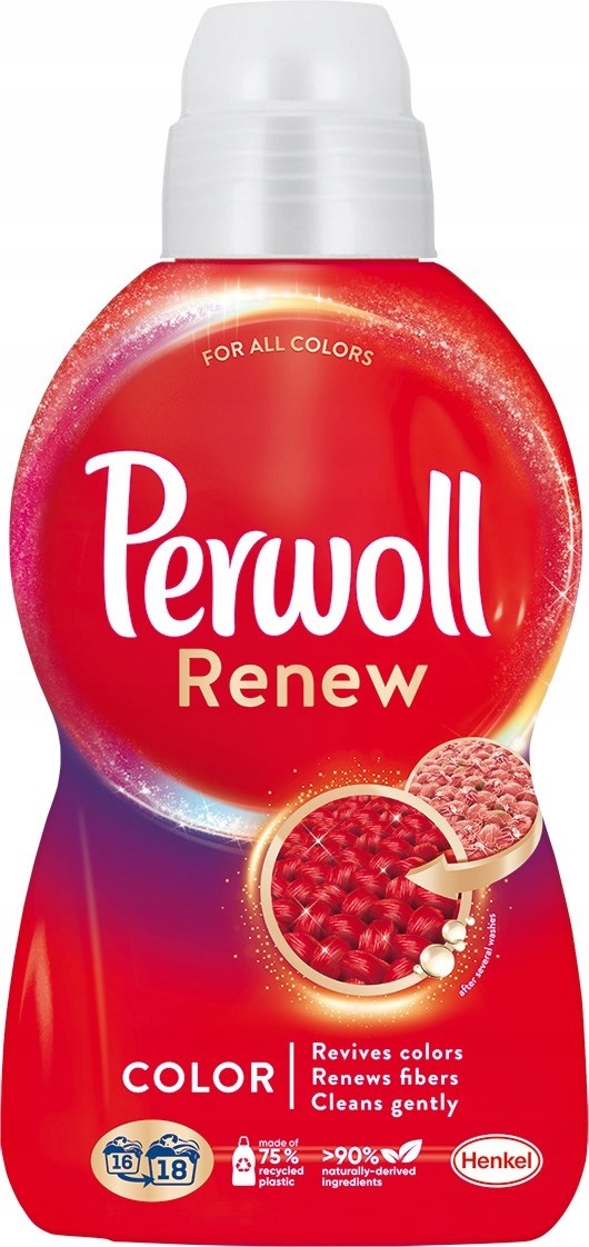 Tekutý prací prostředek Perwoll Renew Color 990ml 18p