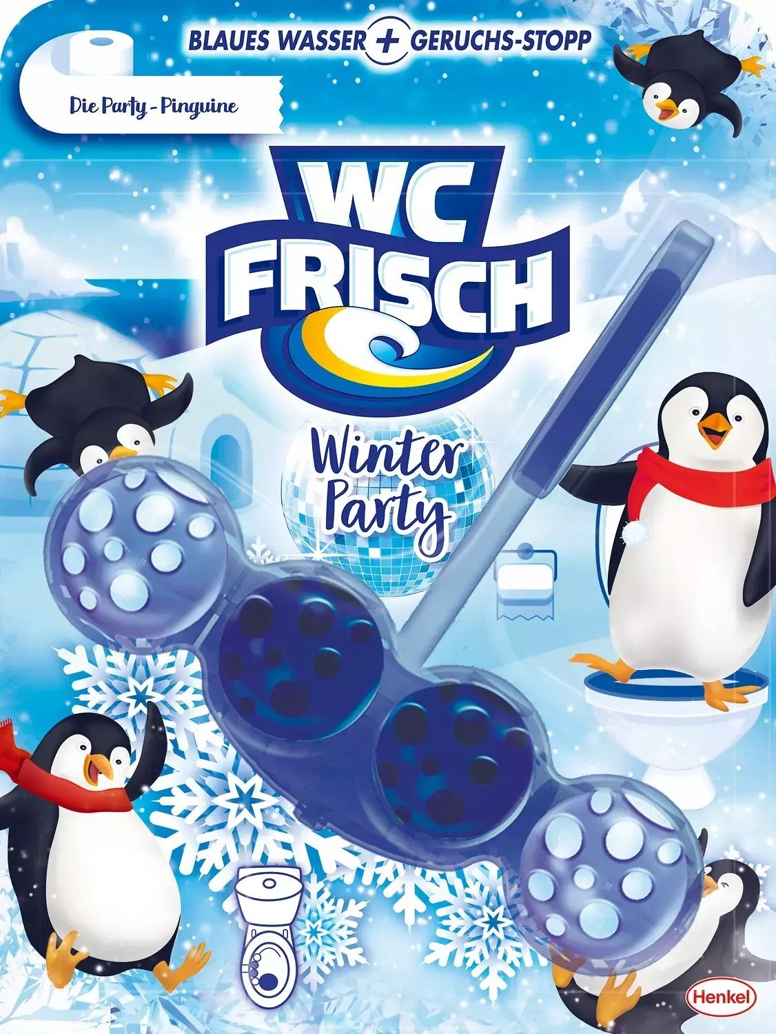 Wc Frisch Winter Party Pinguine Wc závěs De