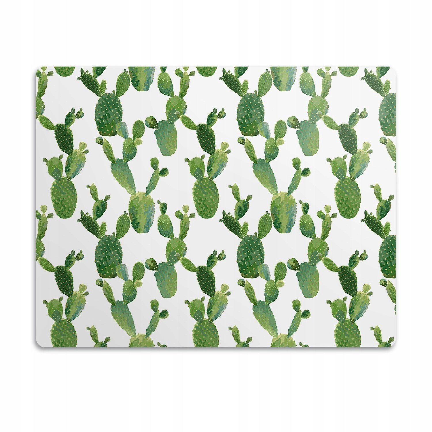 Pod misku podložka pro psa Malované kaktusy 90x60 cm