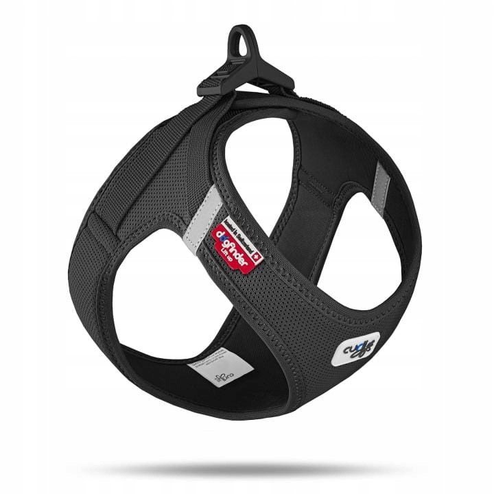 Curli Postroj Pro Psa Clasp Air-mesh Černý 3XS