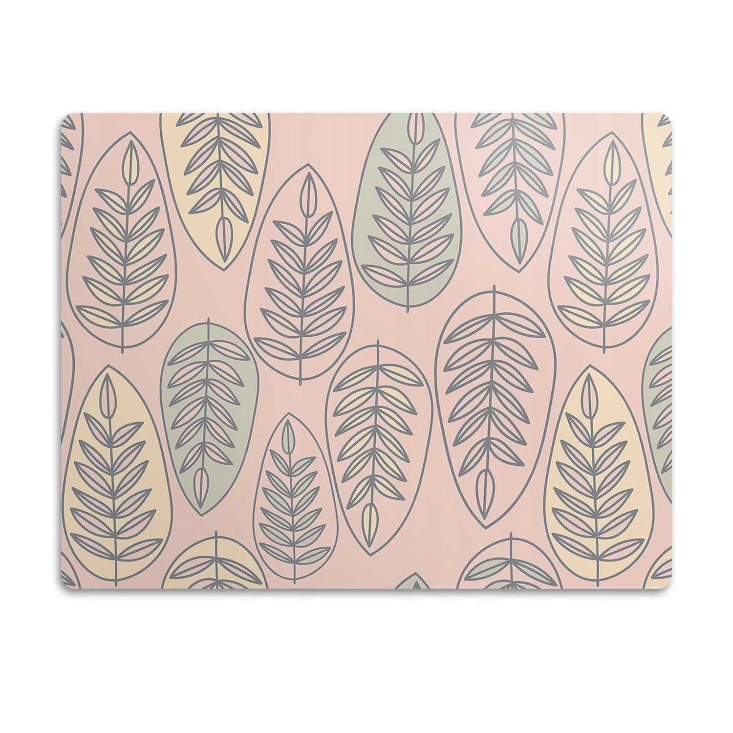 Ochranná podložka pod psí misky Obrys listí 90x60