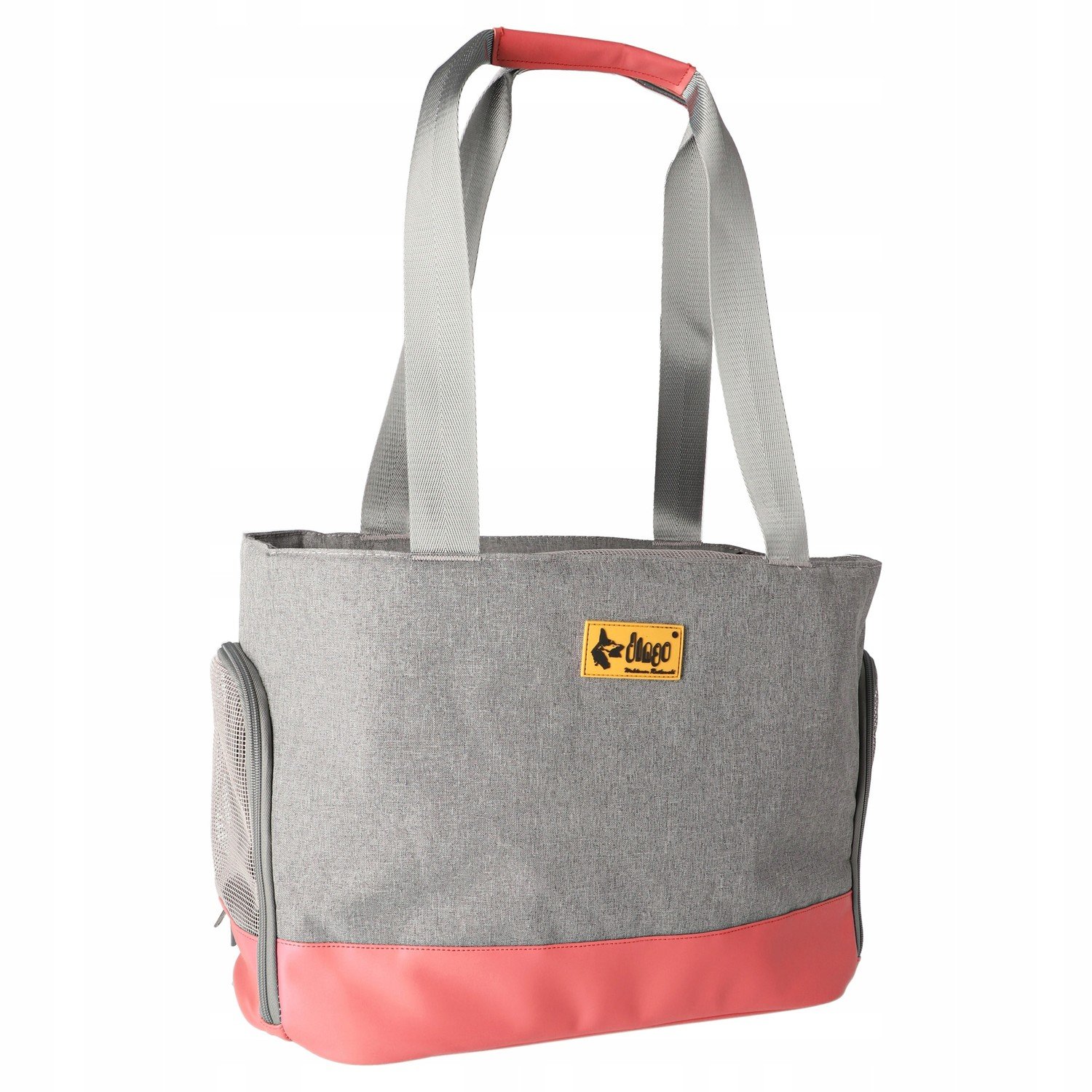 Dingo Taška Přepravka pro zvířata růžová šedá