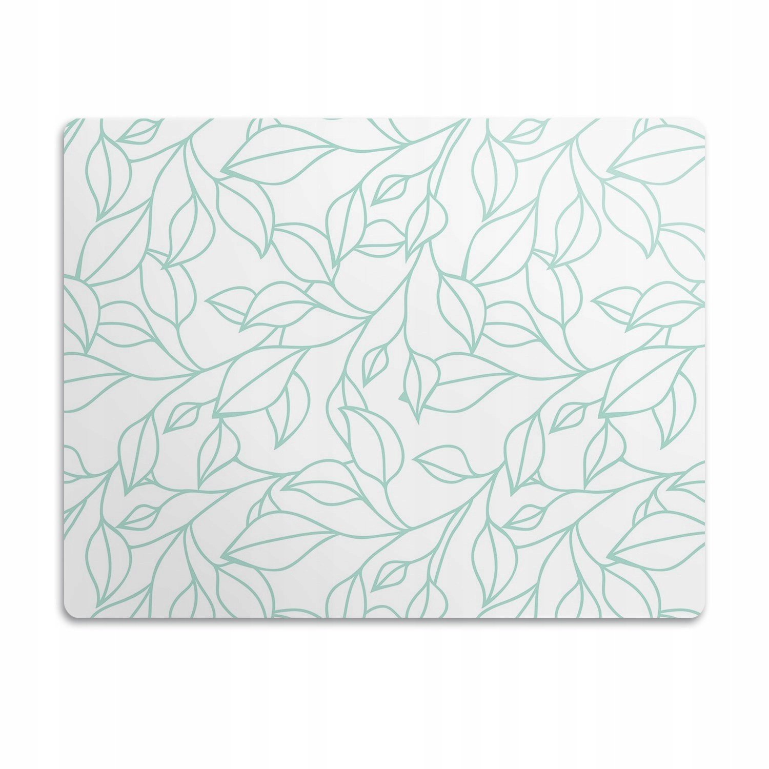 Podložka pro kočku a psa pod misku Listy obrys 90x60cm