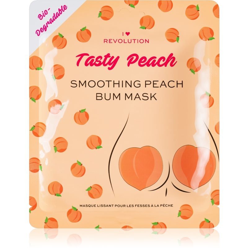 I Heart Revolution Tasty Peach intenzivní hydrogelová maska na hýždě a boky 2 ks