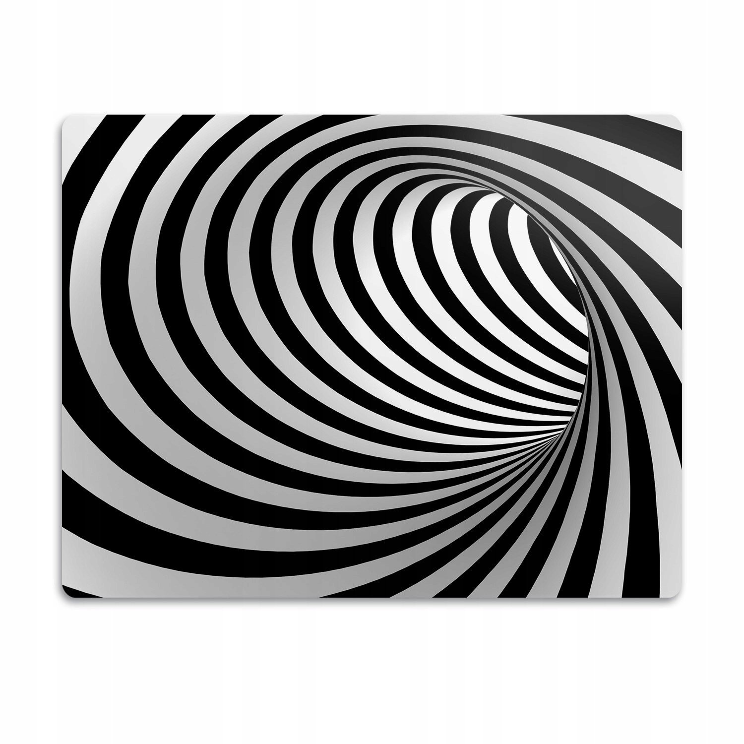 Vodotěsná podložka pod misku Černobílý vír 90x60