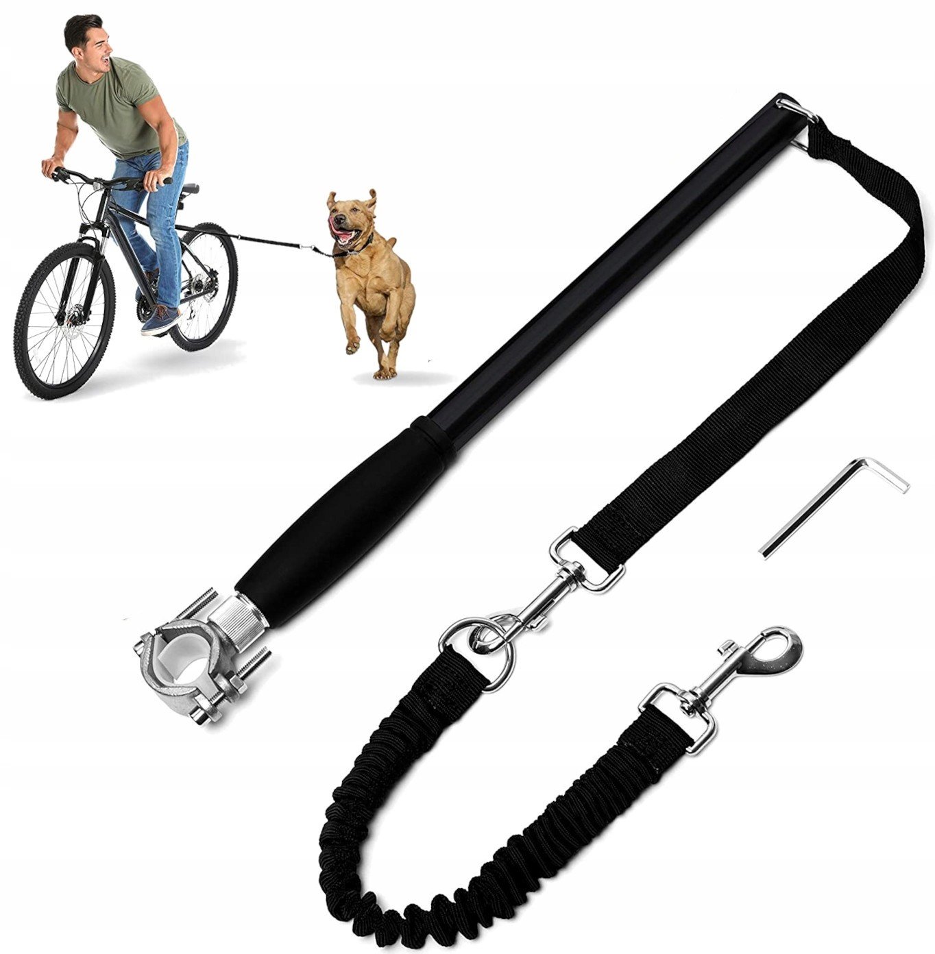 Cyklistické Vodítko Pro Psa Na Kolo Tyč Výložník