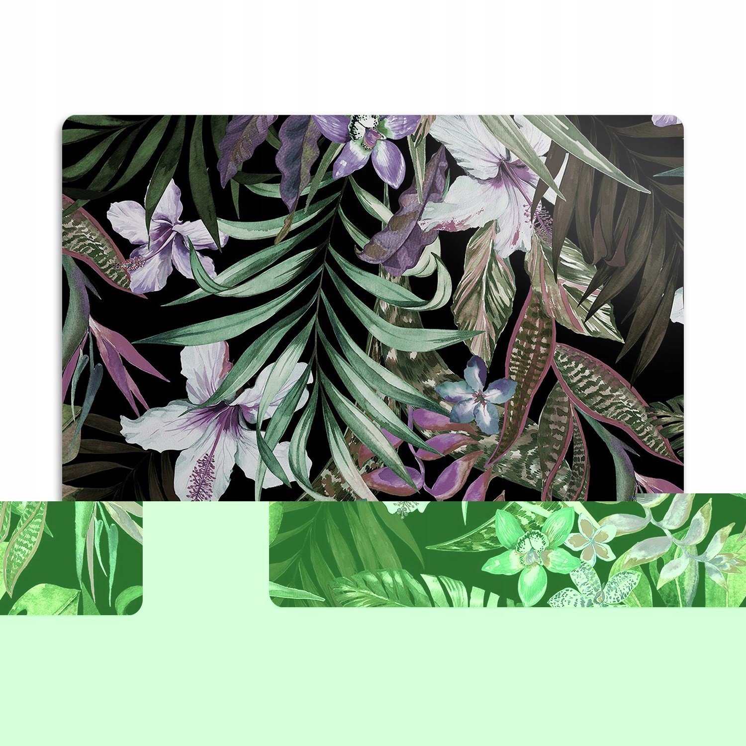 Pro kočku Podložka pod záchod Palmové květy 90x60 cm