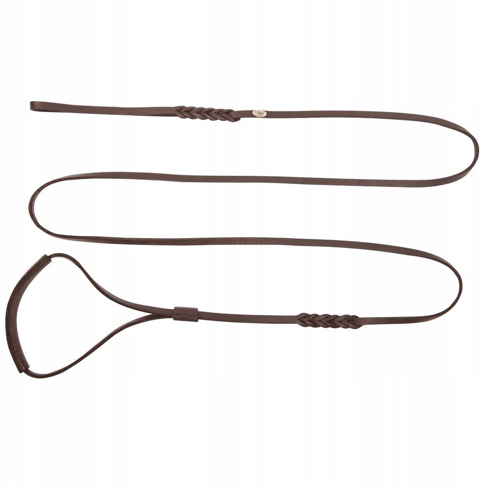 Dingo Vodítko Ringová Kůže Soft 1,0X250 CM Hnědá