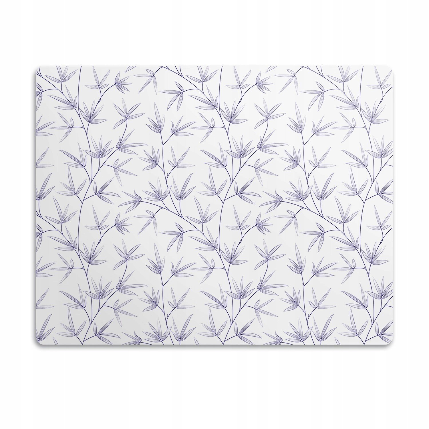 Voděodolná podložka pod psí misky List vzor 90x60