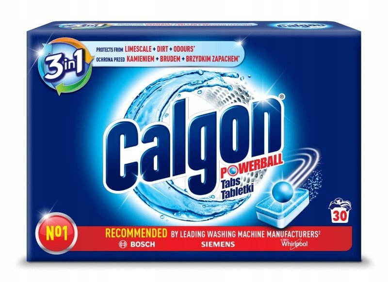 Odvápňovač v tabletách do praček Calgon 30