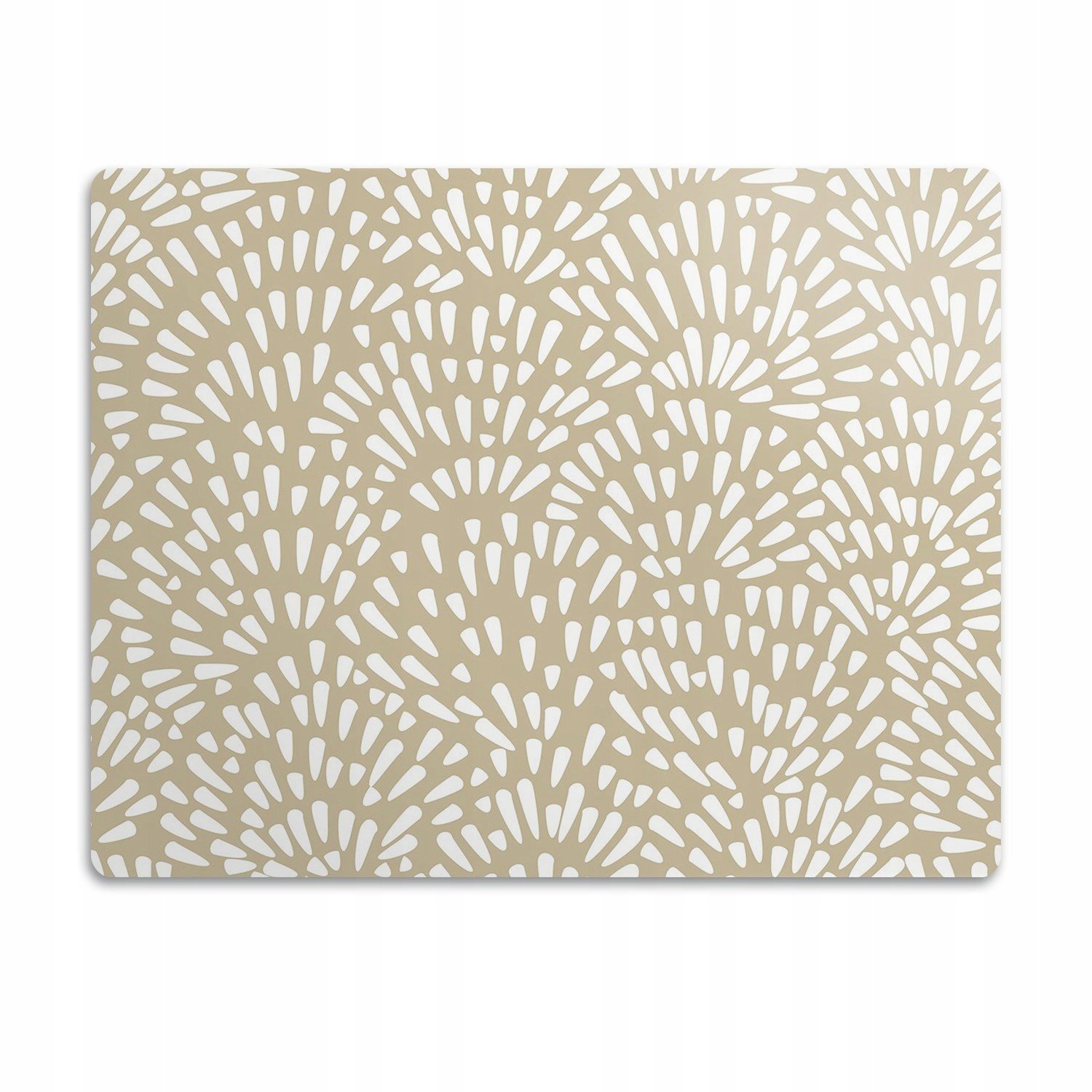 Ochranná podložka pod misky Béžová kleksy vzor 90x60cm