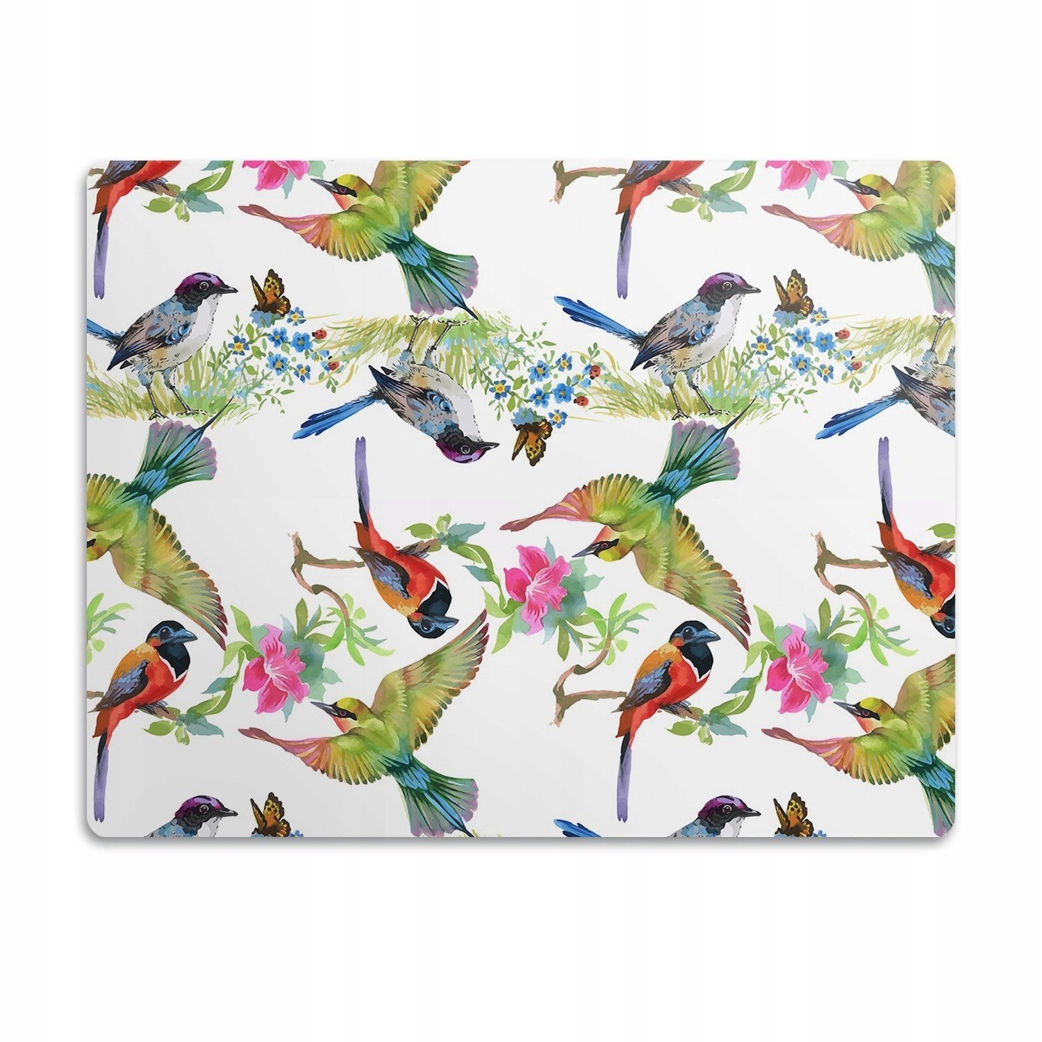 Pro psa podložka pod misku Barevné ptáci 90x60 cm