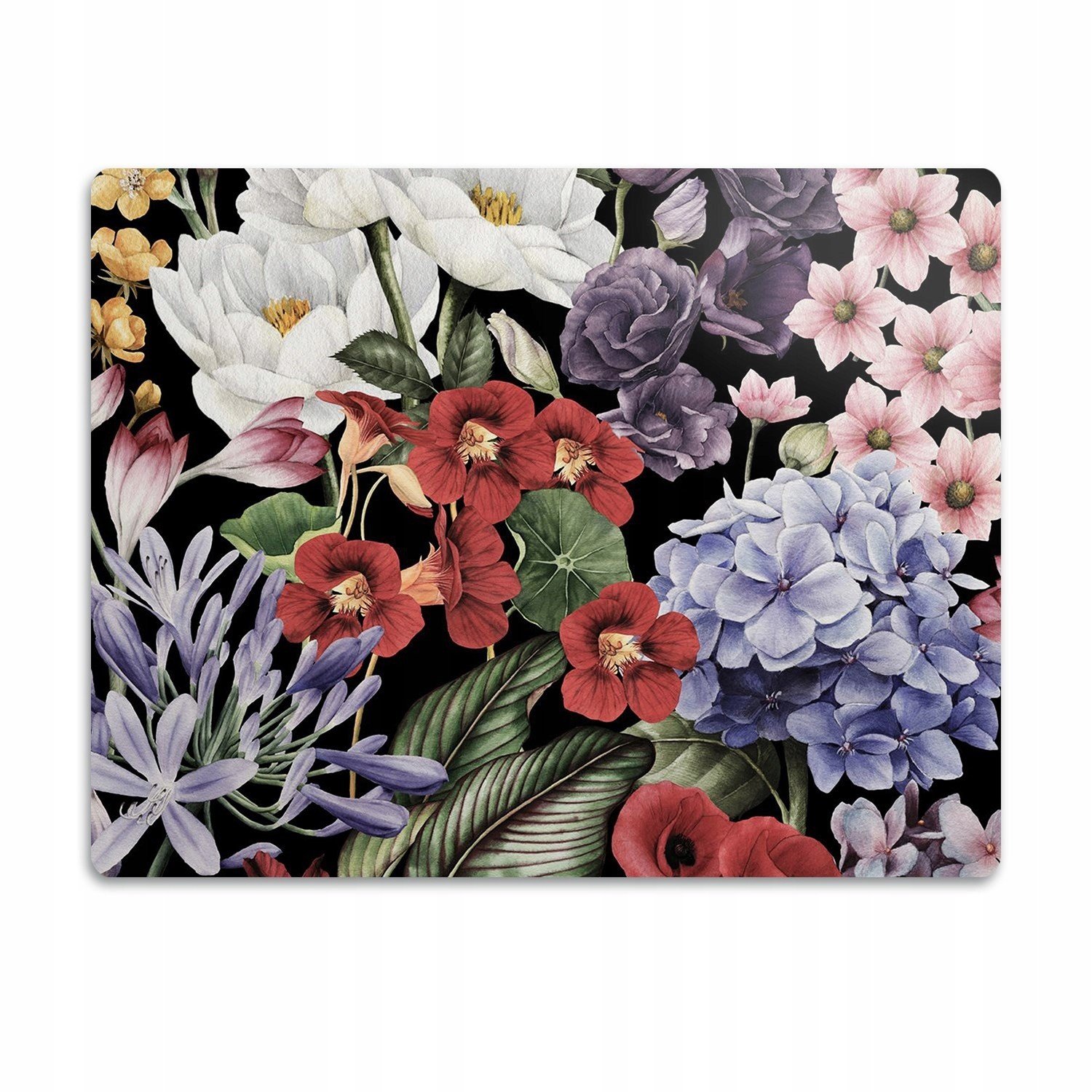 Podložka pod misky pro psa Květiny barevné 90x60