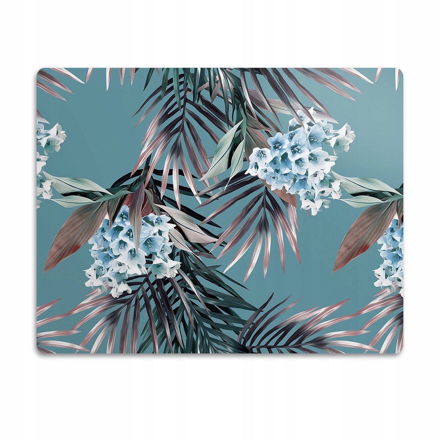 Pro kočku psa podložka pod misku Obrázek listů 90x60