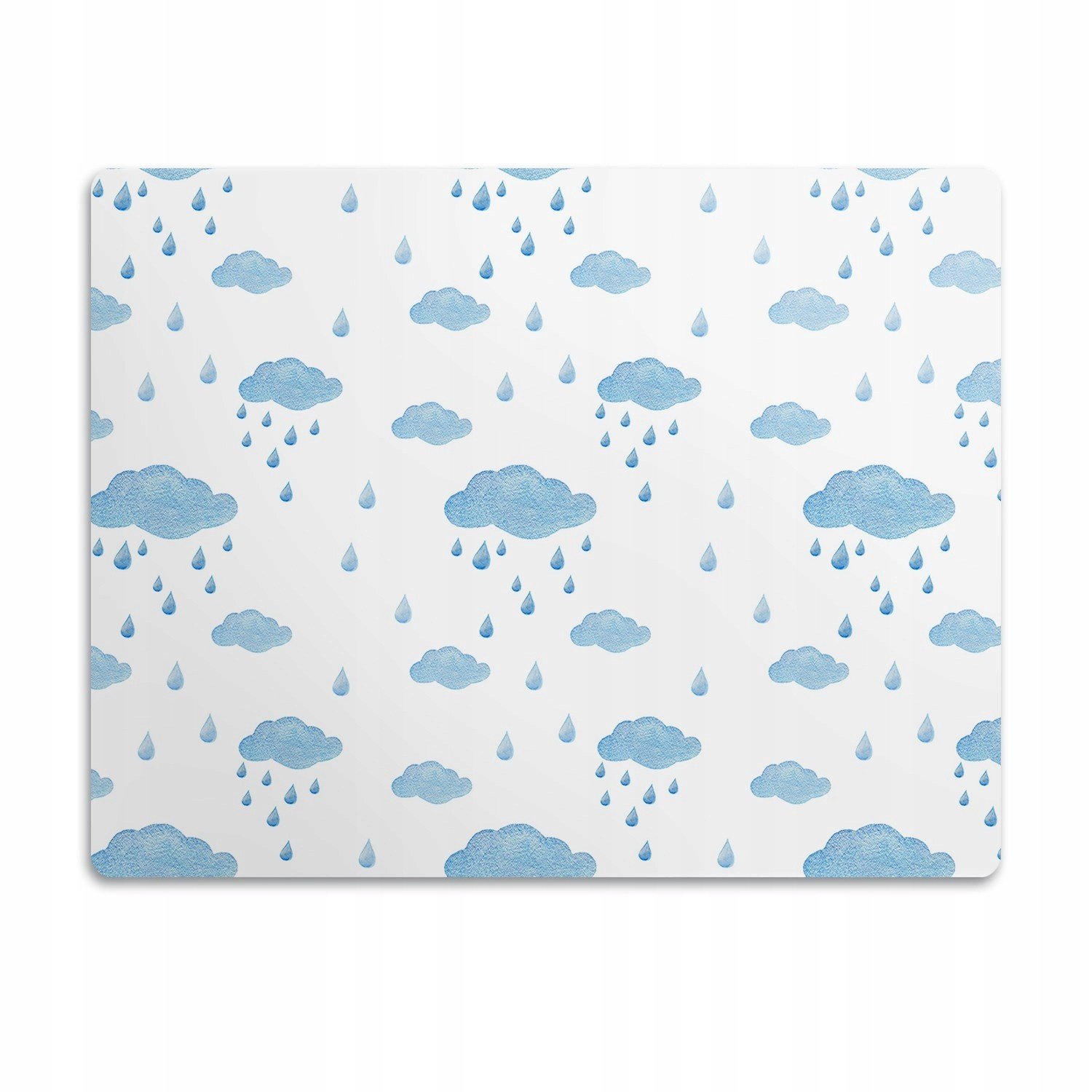 Podložka pod kočičí toaletu Dešťové mraky 90x60 cm