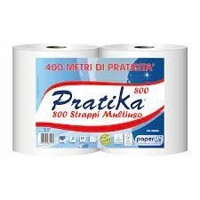 Papírový ručník 2-vrstvý bílý 400m 2ks