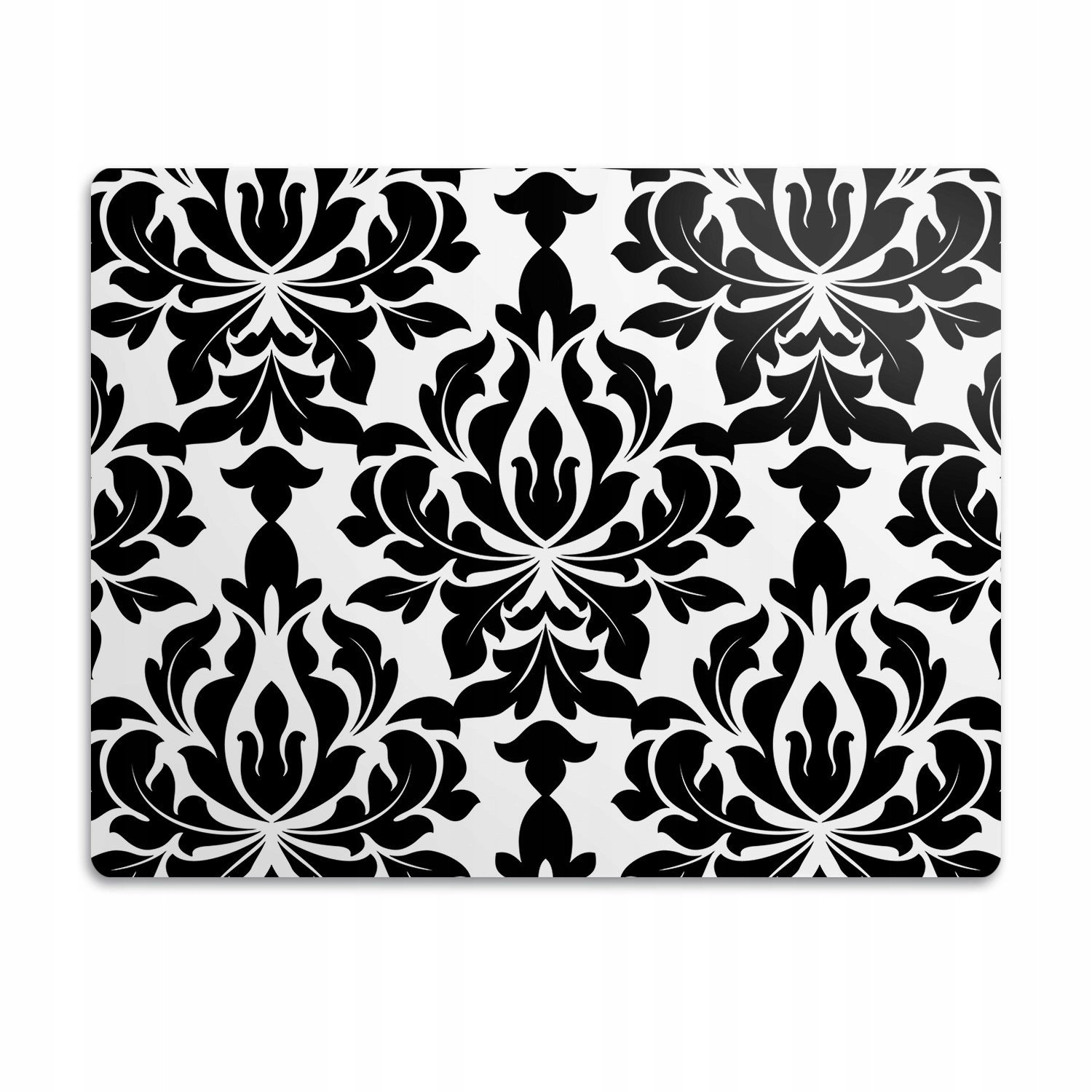 Pro psa kočky podložka pod misky Ornamenty černá 90x60