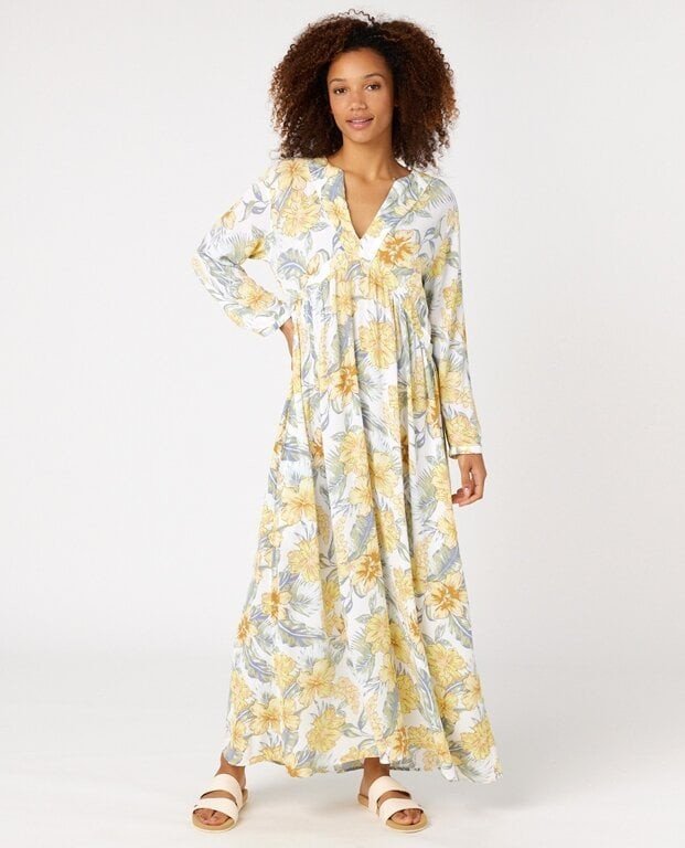 šaty Rip Curl ALWAYS SUMMER KAFTAN White
