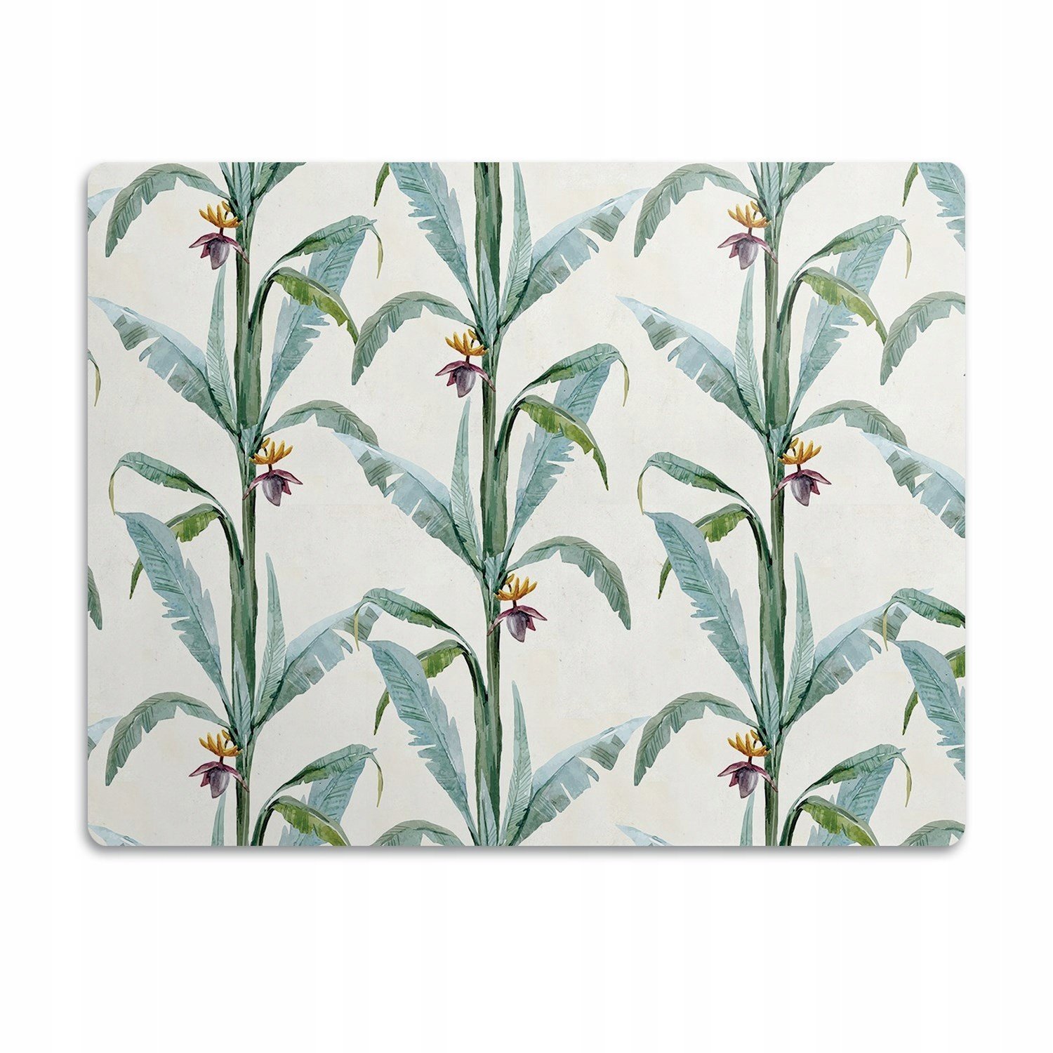 Ochranná podložka pod misky Tropické rostliny 90x60cm