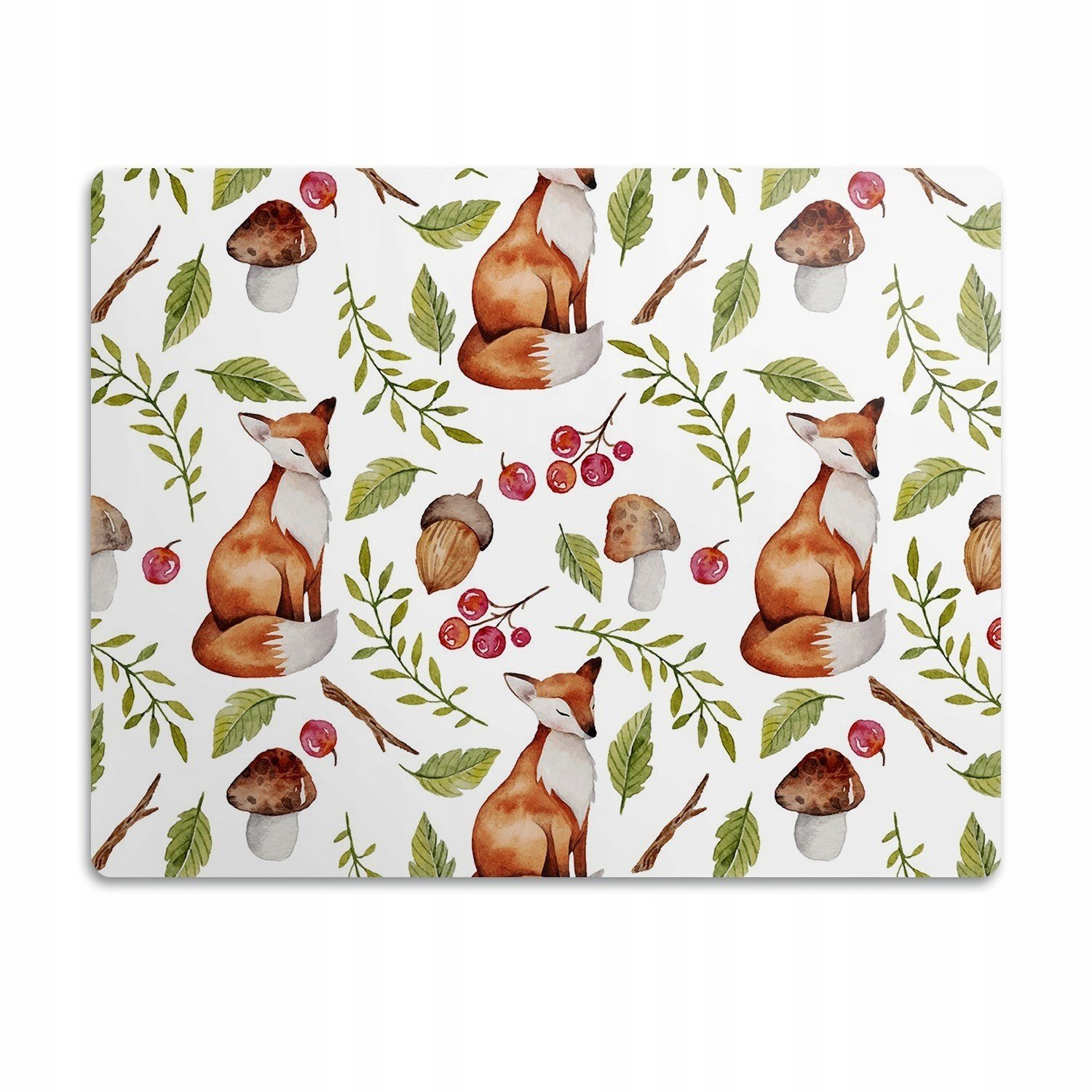 Pro psa podložka pod misku Liška lesní vzor 90x60 cm