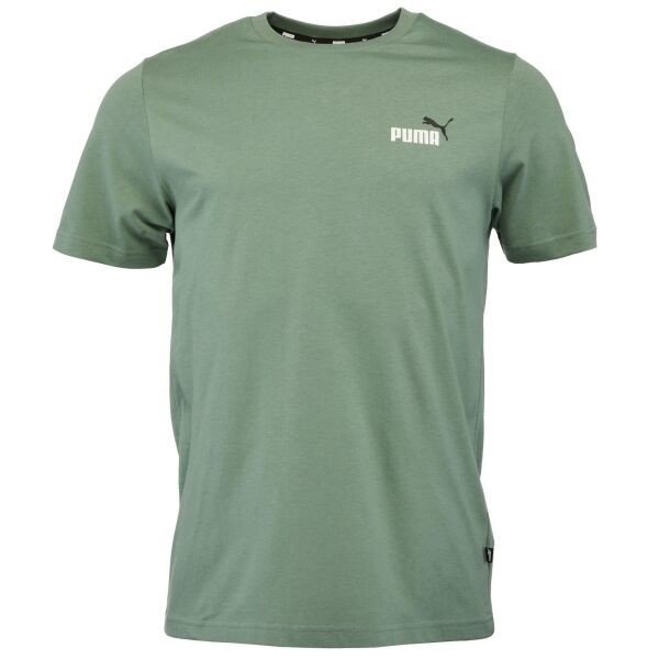 Puma ESS+2 COL SMALL LOGO TEE Pánské tričko, zelená, velikost L
