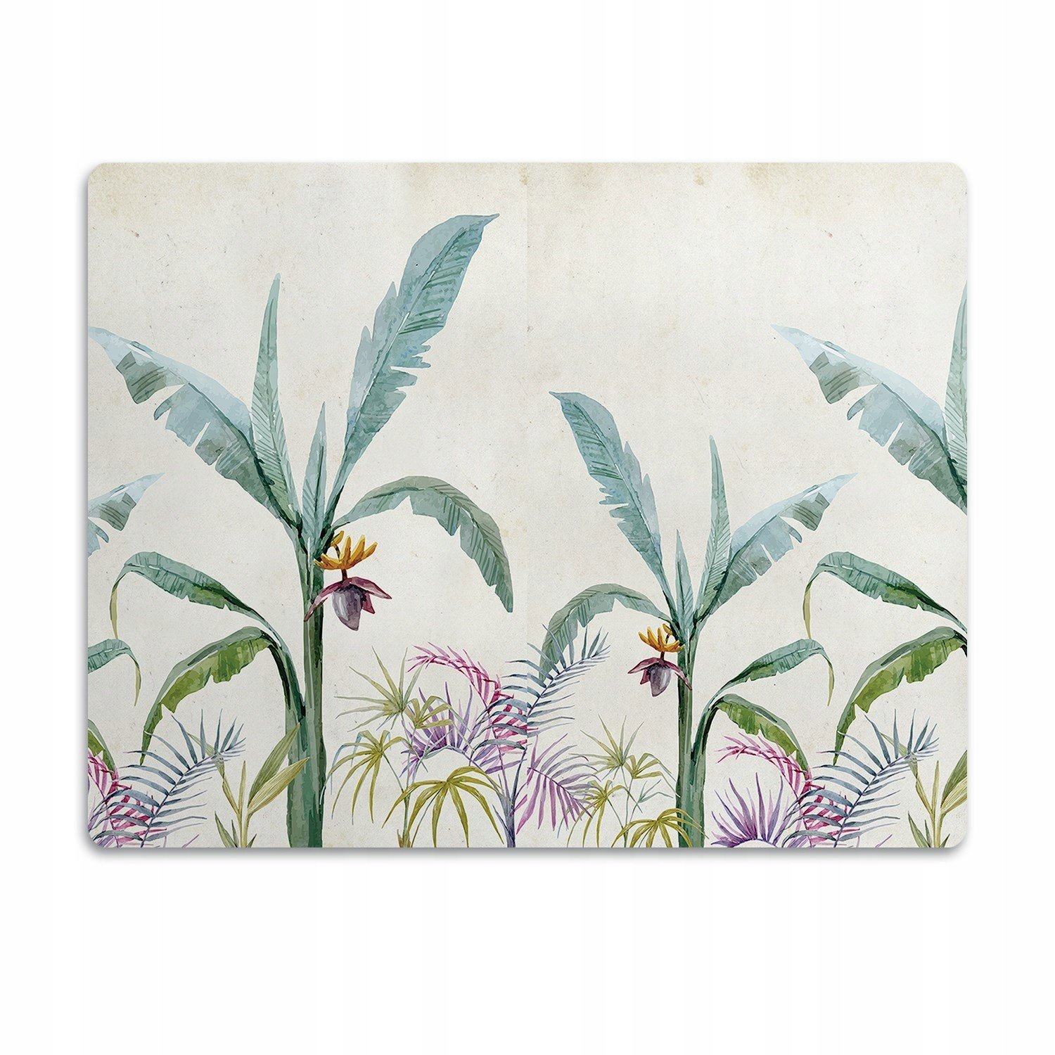 Ochranná podložka pod misku Rostlina džungle 90x60cm