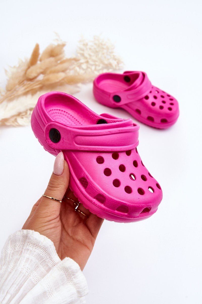 Dětská pěna Crocs Slides Růžové Percy