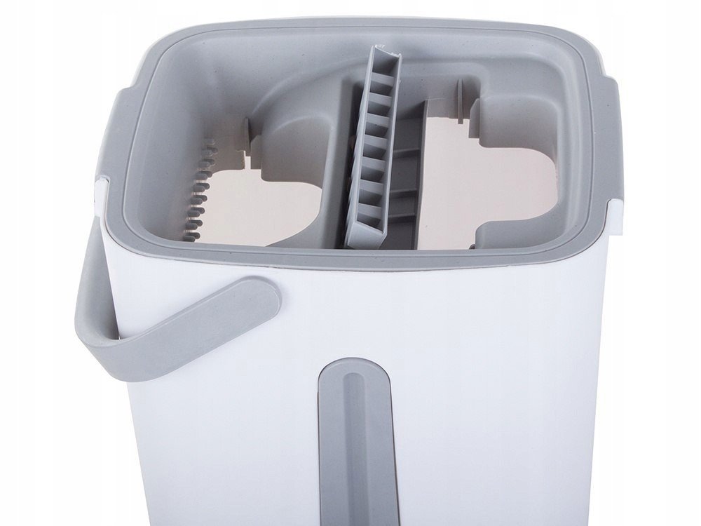 Mop plochý otočný dvoukomorový kbelík vytlačuje vyg