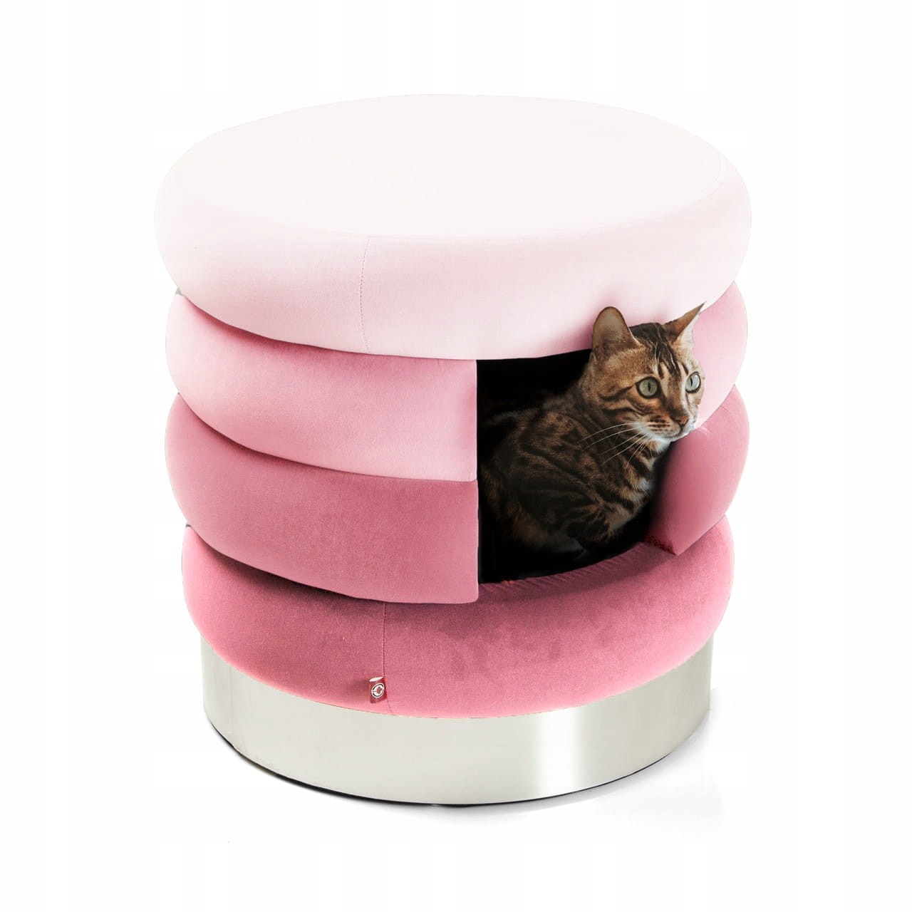 Choupette Pouf pelíšek pro kočky růžový