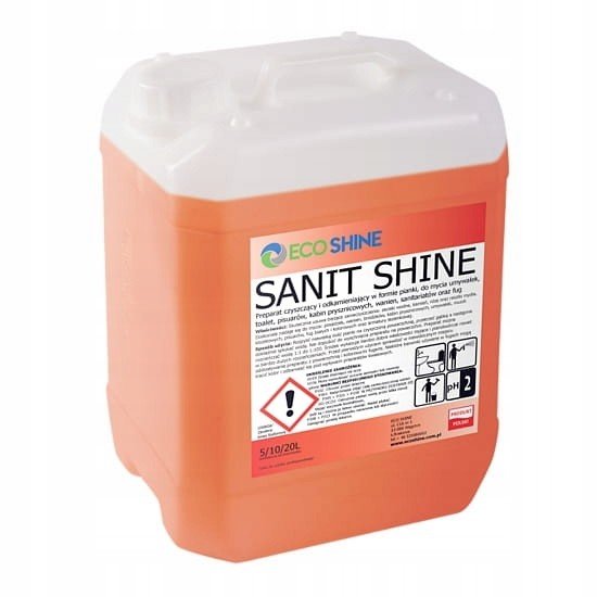 Sanit Shine 10L Čisticí a odvápňovací pěna