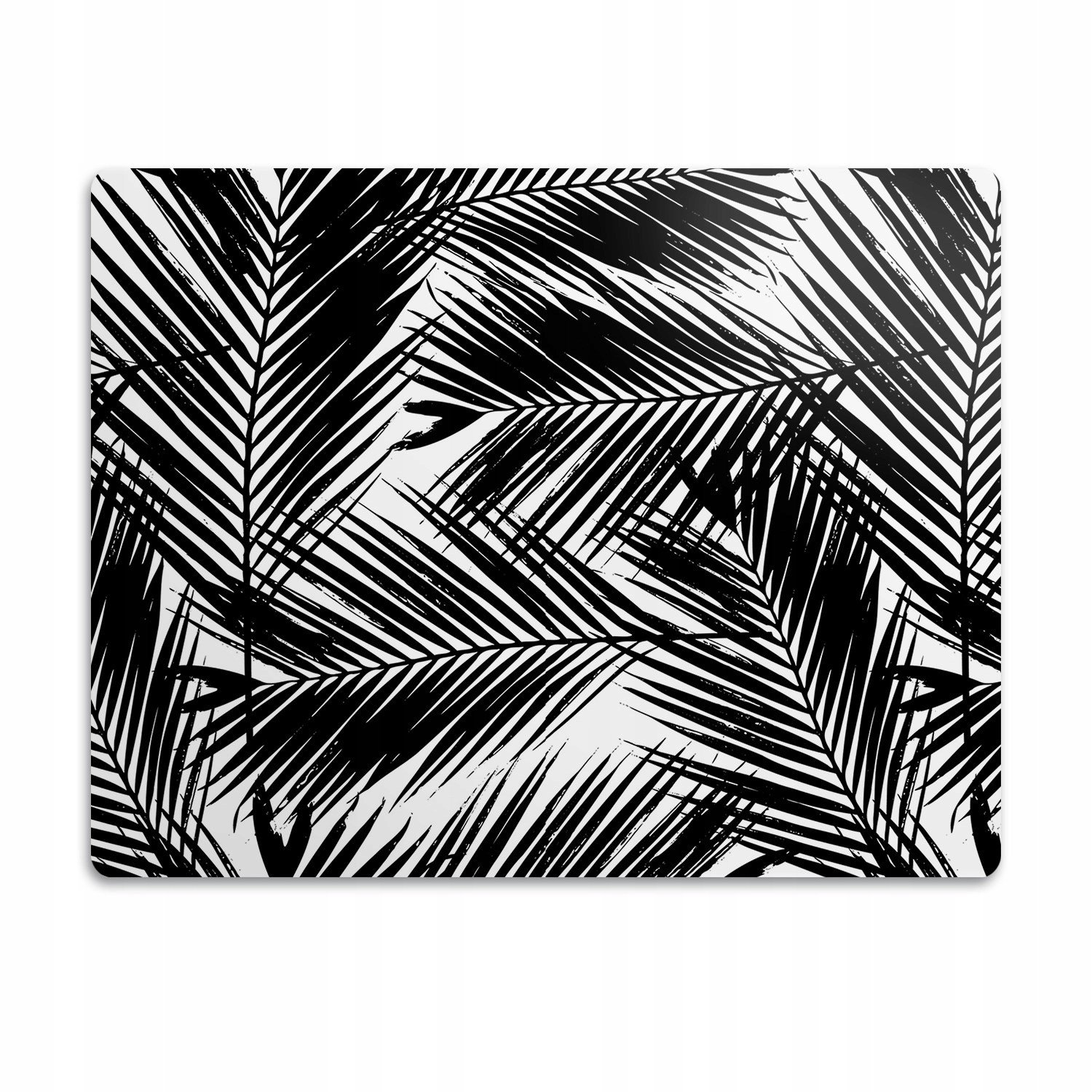 Podložka pod misku pro psa Černé listy 90x60 cm