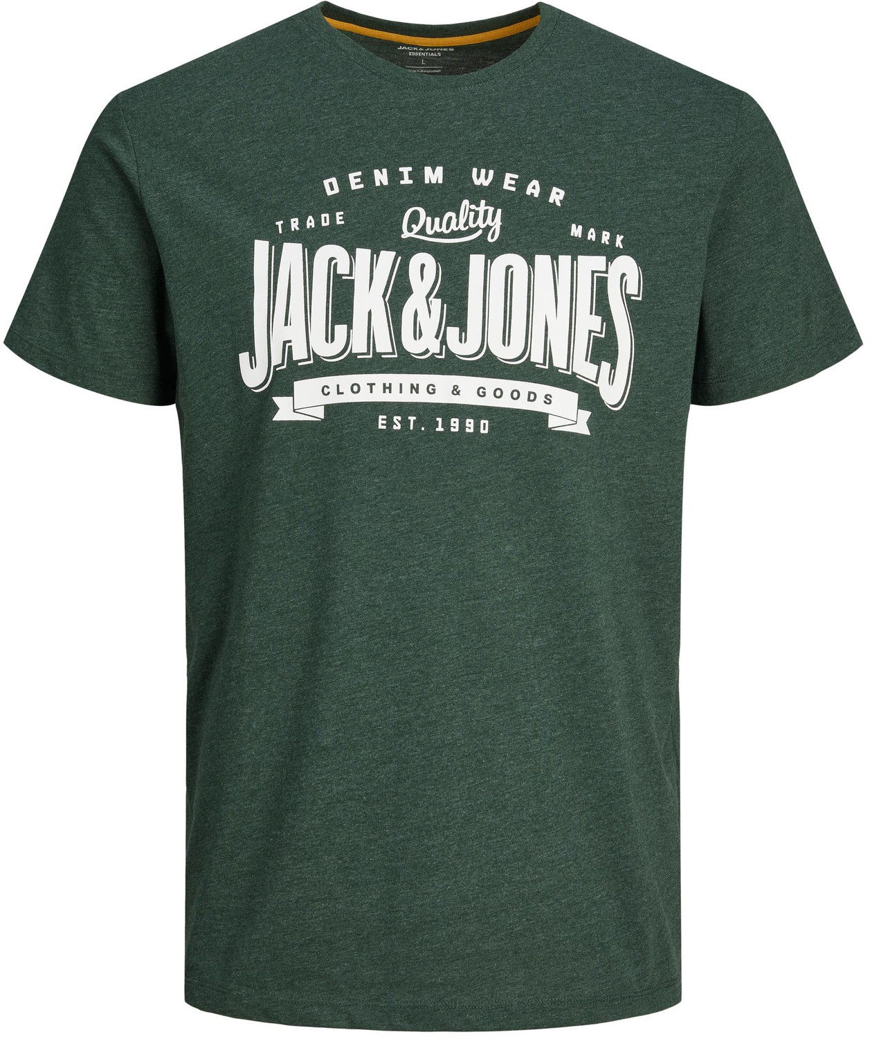 Jack&Jones Pánské triko JJELOGO Standard Fit 12238252 mountain view M