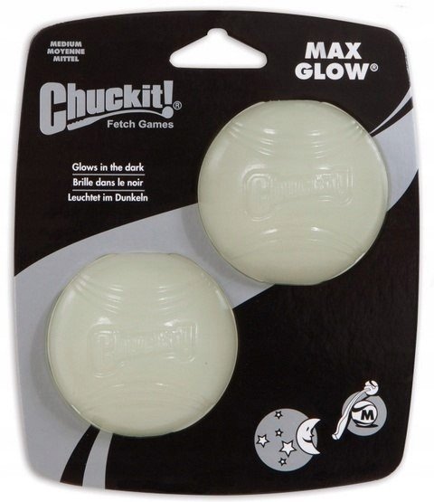 Chuckit Míček pro psy Max Glow Ball 2PAK Medium