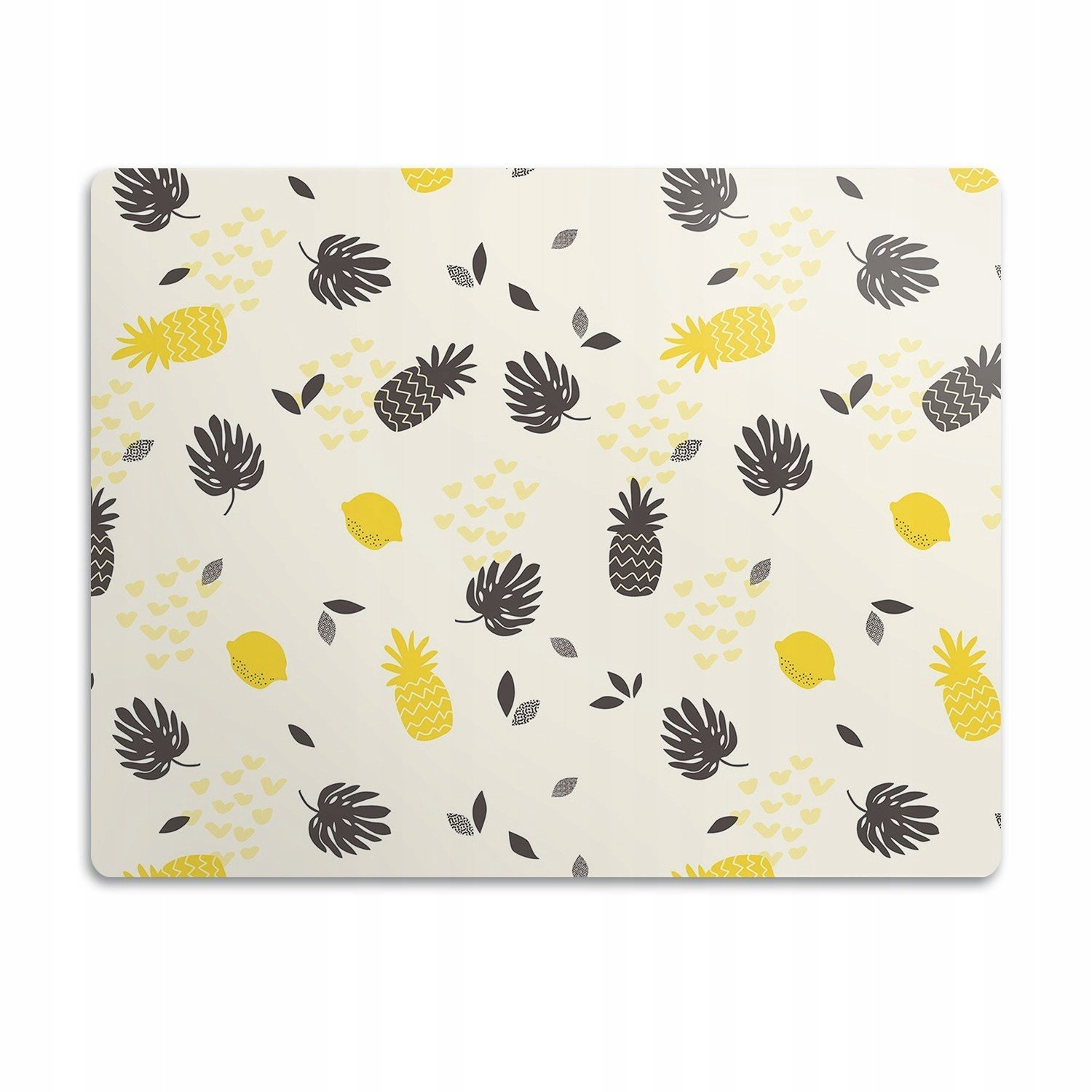 Podložka pod misky pro psa a kočku Ananasy 90x60 cm